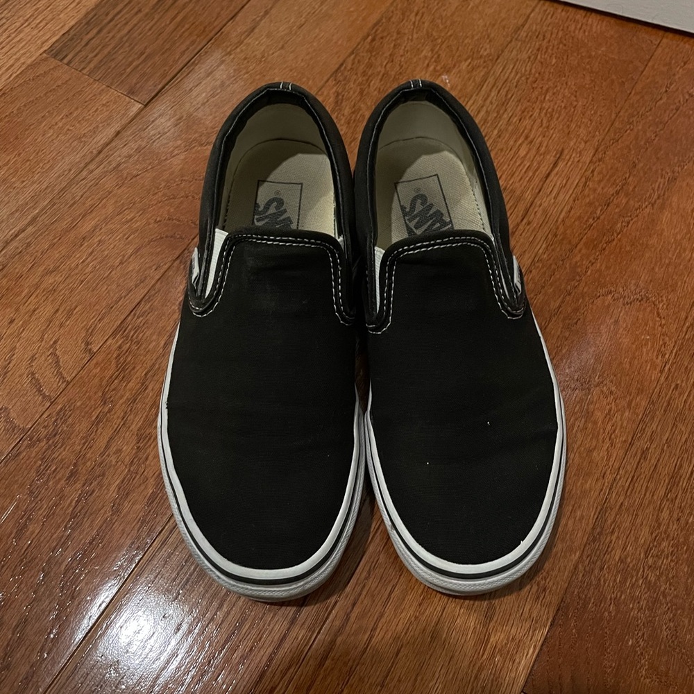 Black Slip-on Vans